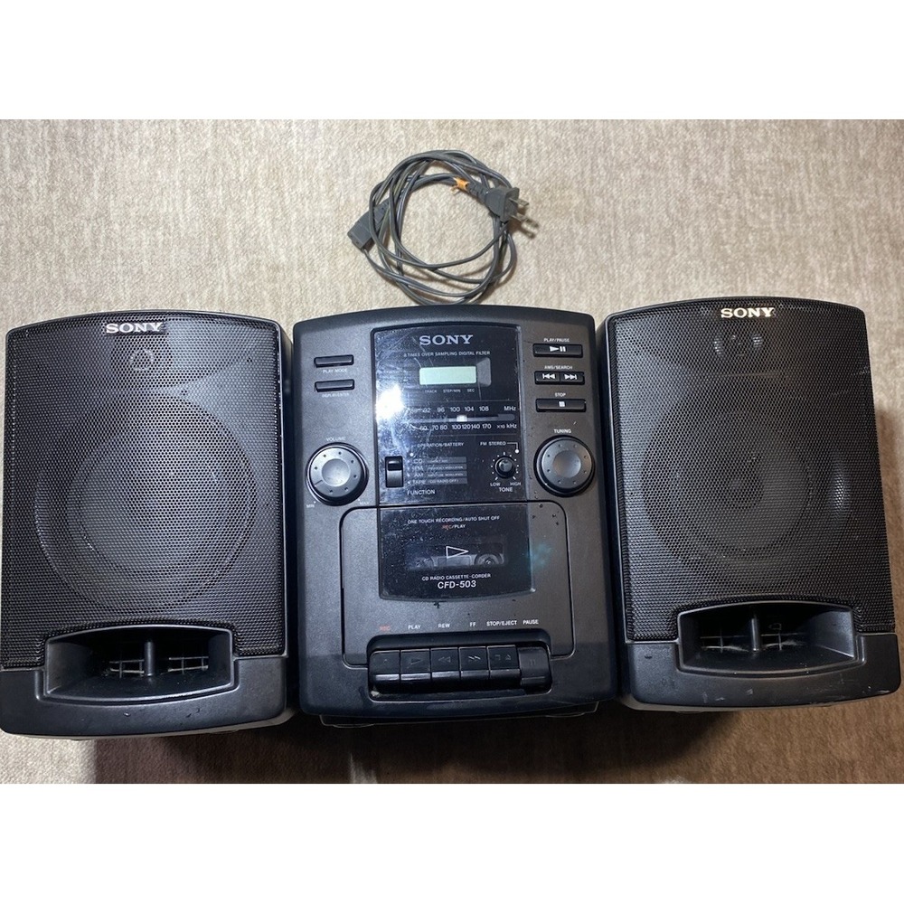 SONY CFD-503 CD TAPE RADIO BOOMBOX -tape not functioning